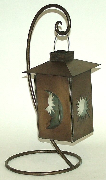 Mexican Tin Hanging Stars Rustic Star Light Fixture