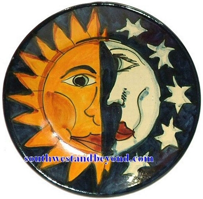 80506-B2  Talavera 9" Wall Plate Eclipse Design