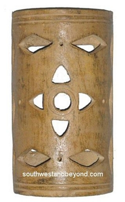 80589 Rustic Clay Sconce Light Cover