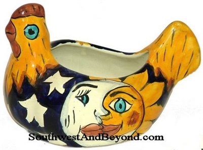 80631-B1 Chicken Shape Planter - Eclipse Design