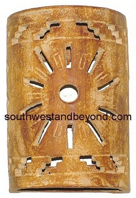 Rustic Clay Wall Sconce Light Cover