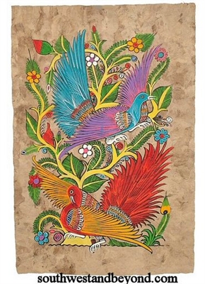 Bark Paintings, Papel Amate, Mexican Folk Art