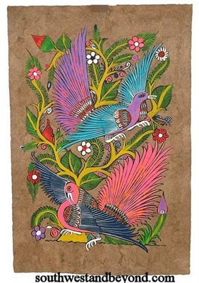 Bark Paintings, Papel Amate, Mexican Folk Art