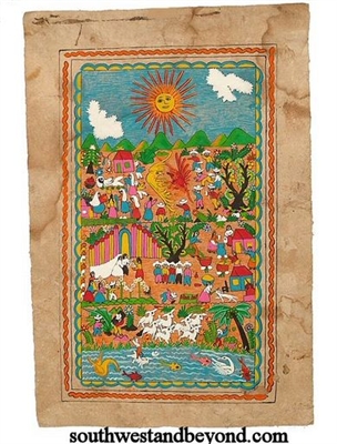 Bark Paintings, Papel Amate, Mexican Folk Art